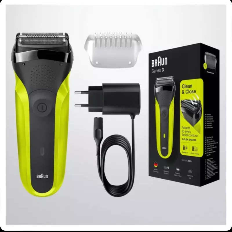 R1Hhopj6kgrkx6YDaUJgPM9zQXdUh1ykgZq51afQKYs4cL2D86.jpg_800X800X70 ریش تراش برقی براون آلمان سری 3 مدل 300s - تصویر 1