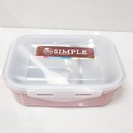 ظرف غذا سه قسمتی simple