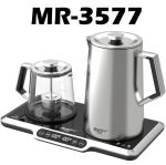 چای ساز مایر مدل MR3577 ظرفیت ۱.۷ لیتر با کتری استیل ضد زنگ - تصویر 3