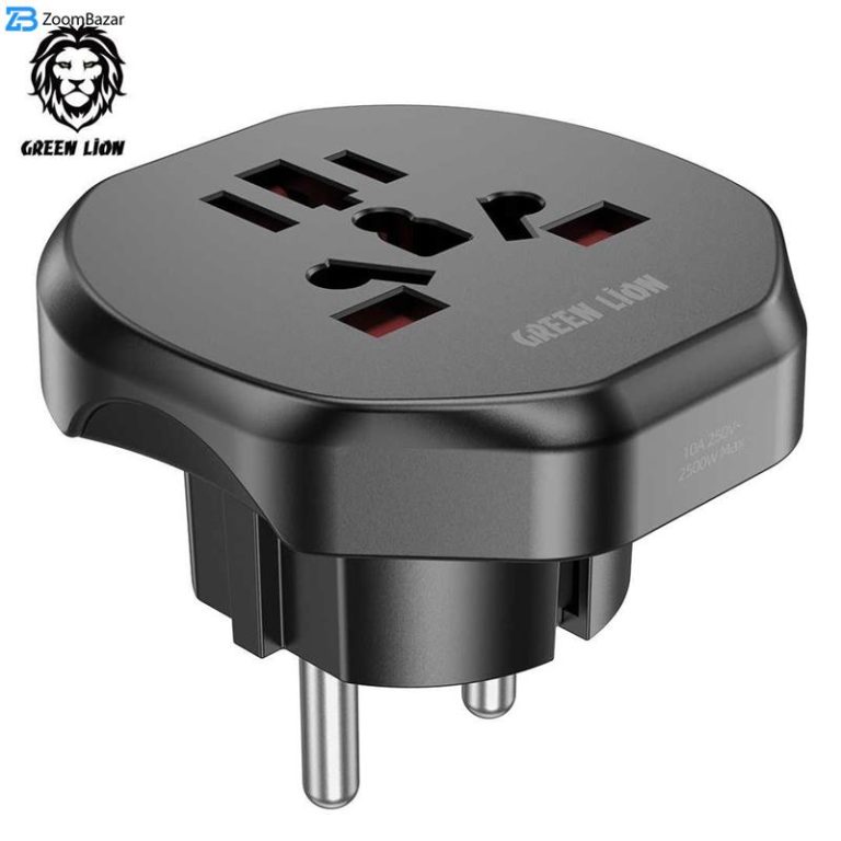 download مبدل برق گرین لاین مدل Conversion EU Plug 2 - تصویر 1