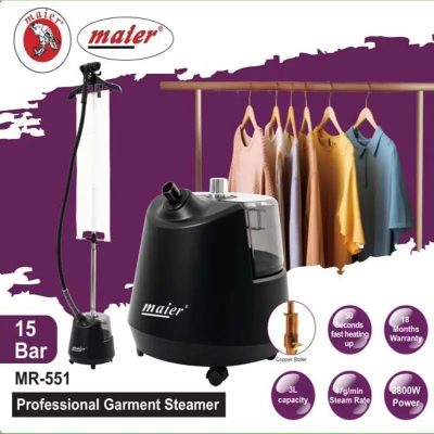 اتو بخار ایستاده مایر مدل MR551 ظرفیت ۳ لیتر