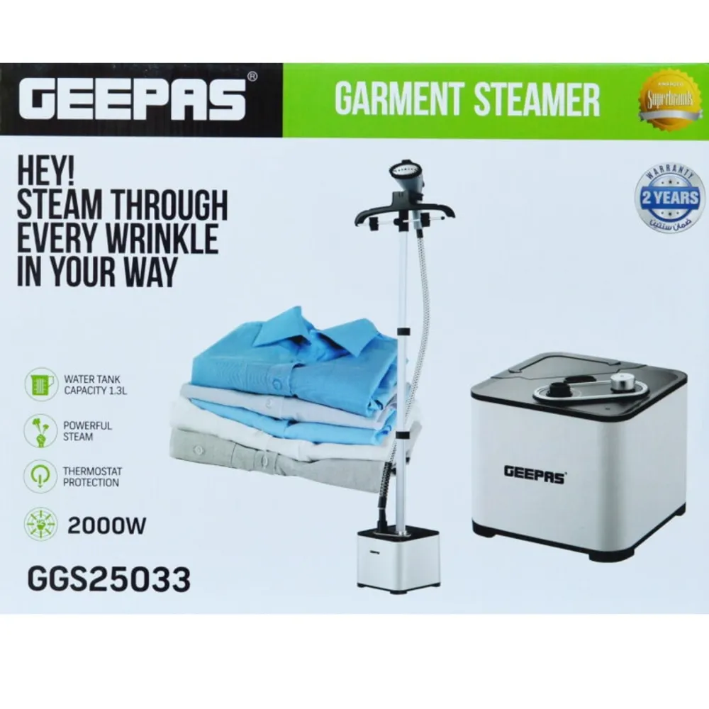 Geepas-standing-steam-iron-model-GGS25033 اتو بخار ایستاده جیپاس مدل GGS25033 - تصویر 1