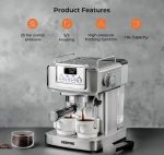 اسپرسوساز جیپاس مدل GCM41520 ظرفیت ۱.۸ لیتر با فیلتر استیل - تصویر 2