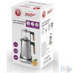 چای ساز مایر مدل MR-6767 ظرفیت ۱.۷ لیتر با کتری استیل ضد زنگ - تصویر 4