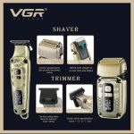 ماشین اصلاح وی جی آر مدل V641 با تکنولوژی برش مستقیم و ضد آب - تصویر 3